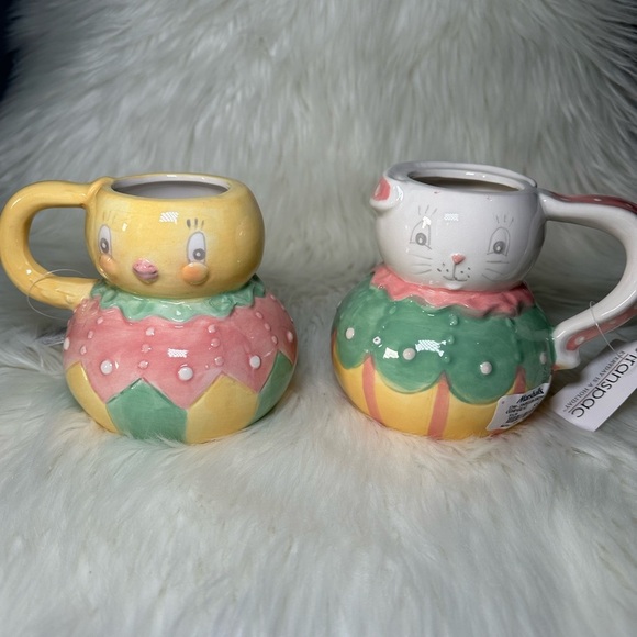 Johanna Parker Easter Bunny Chick Mug Set - Picture 1 of 6